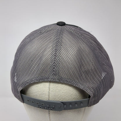 Idaho Snapback Mesh Back Trucker Hat Black One Size Richardson 6 Panel