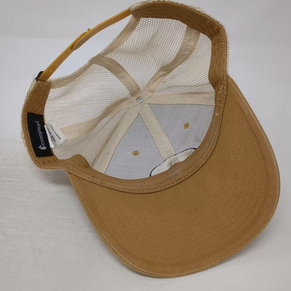 Cotopaxi Trucker Hat Brown One Size Mesh Snapback Gear For Good Organic Cotton