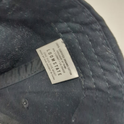 Loomstate Baseball Cap Black One Size Organic Cotton Slideback Chipotle Logo Hat