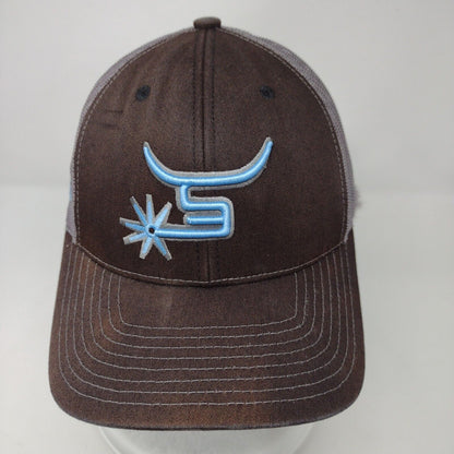 Spin-Em Snapback Mesh Back Trucker Hat Multicolor OSFA Embroidered