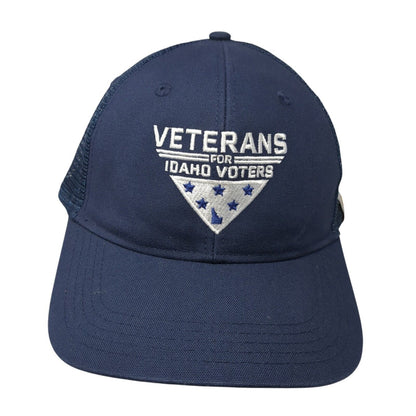 Veterans For Idaho Voters Trucker Hat Blue OS Adjustable Mesh Back Carhartt