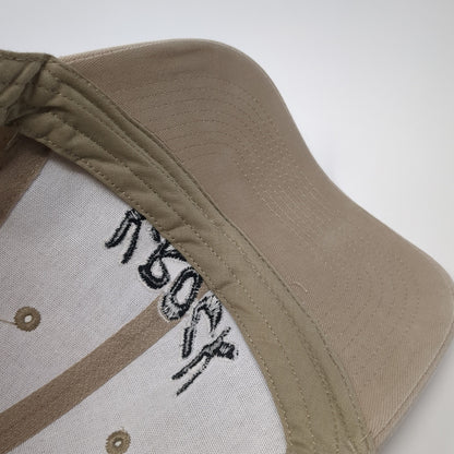 K-Rock Recreation Park Baseball Cap Brown One Size Adjustable Embroidered KC