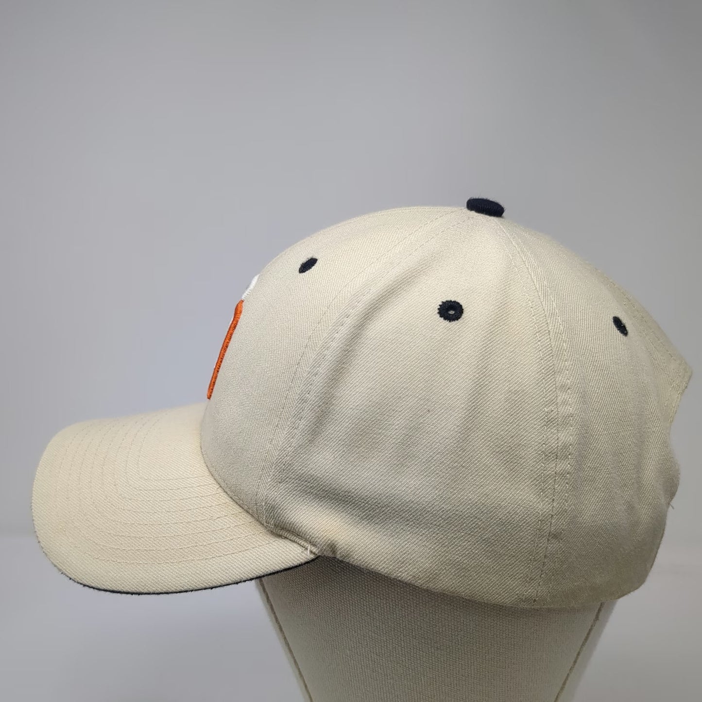 San Diego Padres MLB Twins Baseball Cap Beige Blue One Size Logo Strapback Hat