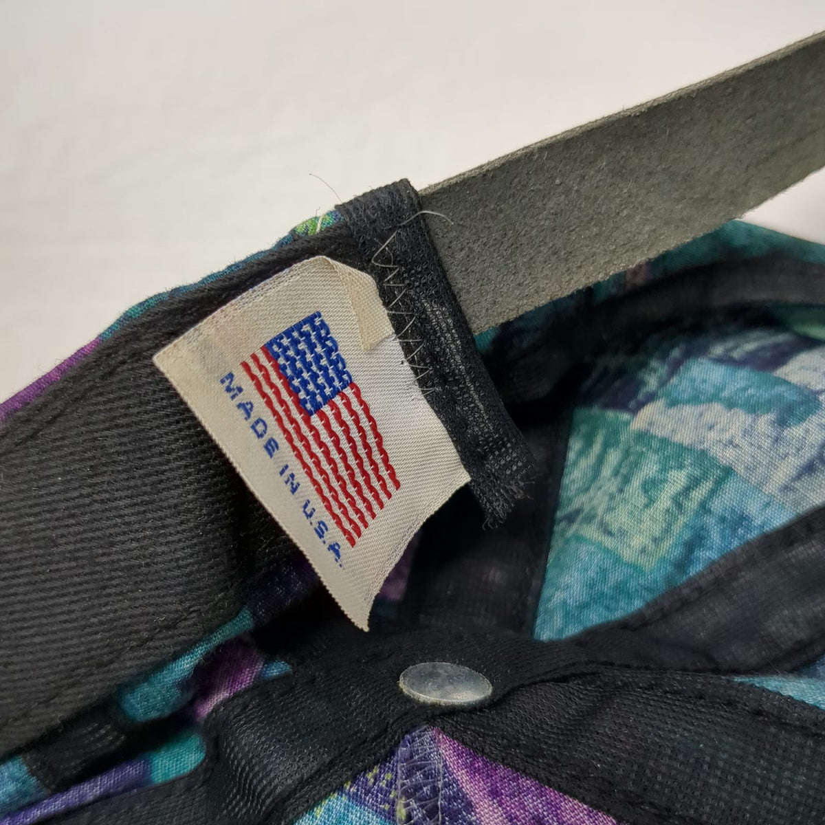 Jan-Bar 5 Panel Blue Purple Pink One Size Montana Big Sky 93 Rope Strapback Hat