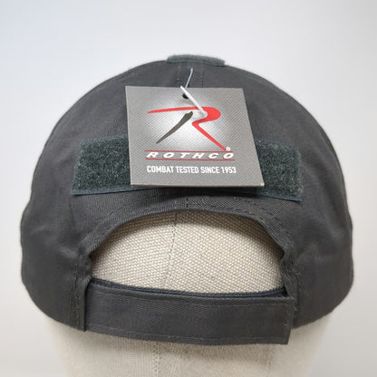 Rothco Baseball Cap Gray One Size Hook Loop Tactical Patch Adjustable Hat