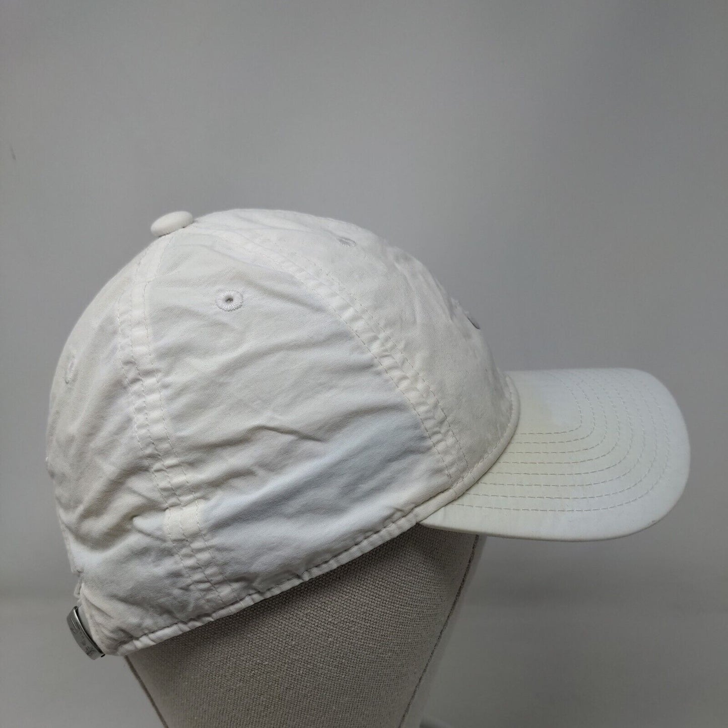 Adidas Trefoil Women's Slideback Hat White OSFW Embroidered Adjustable