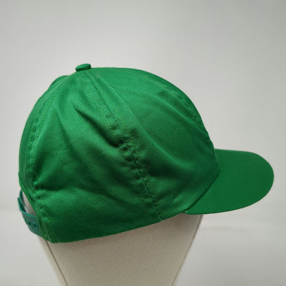 Girl Scouts Girls Snapback Green Hat USA Made Cotton Trefoil Logo Structured