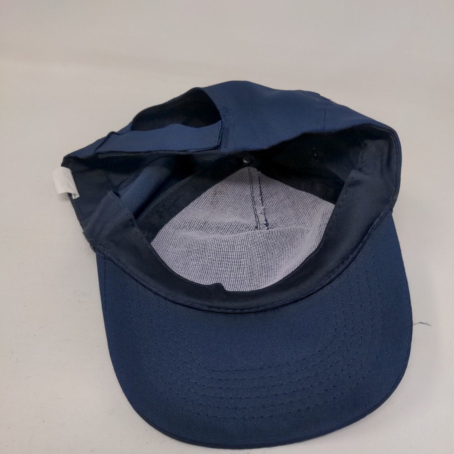 RSVP Strapback Hat Blue OSFA Adjustable Embroidered Vented Holes Polyester