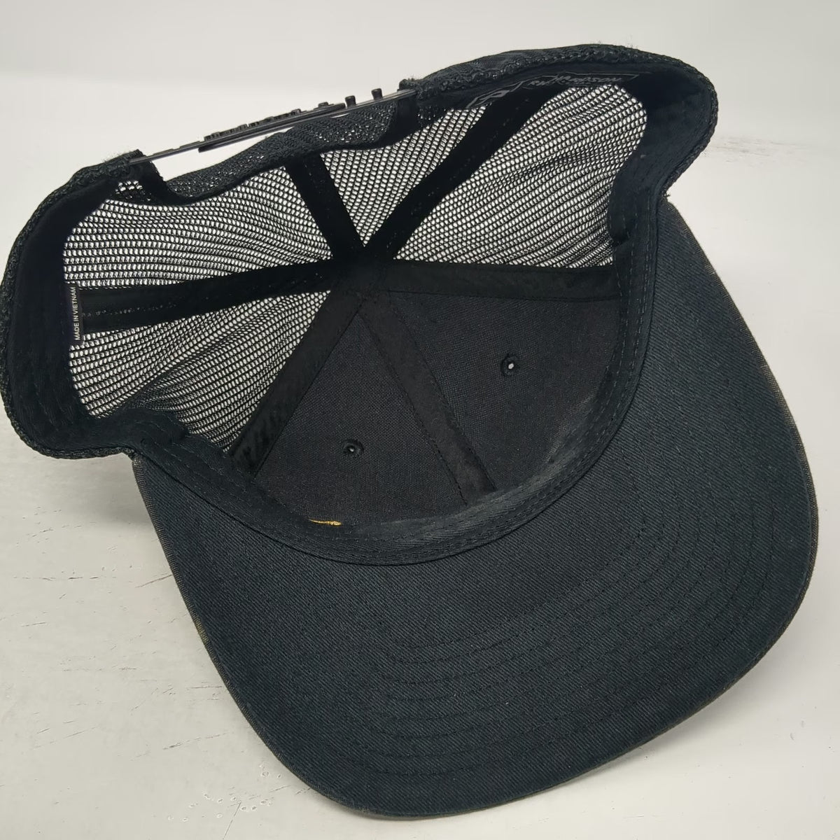 Richardson Trucker Hat Black Multicam Camo ESI Logo Mesh Snapback One Size