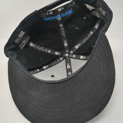 New Era Snapback Black One Size Hat Just a Kid From USA Powerade Blue Flat Brim