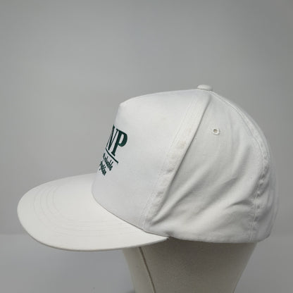 MVP Most Valuable Physician Slideback Hat White One Size Leather Strap