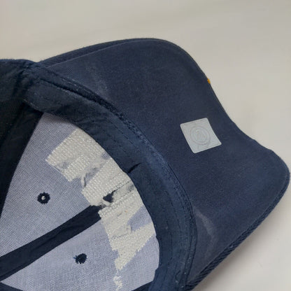 US Navy Eagle Strapback Hat Blue One Size Adjustable Embroidered 6 Panel