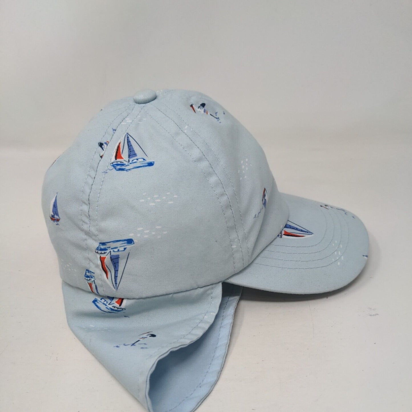 Unbranded Cap Sun Hat Blue One Size Sailboat Neck Flap Outdoor
