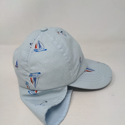 Unbranded Cap Sun Hat Blue One Size Sailboat Neck Flap Outdoor