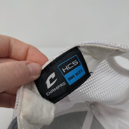 Champro Snapback Trucker Hat Gray OSFA HC5 Adjustable Mesh Back 6 Panel Blank