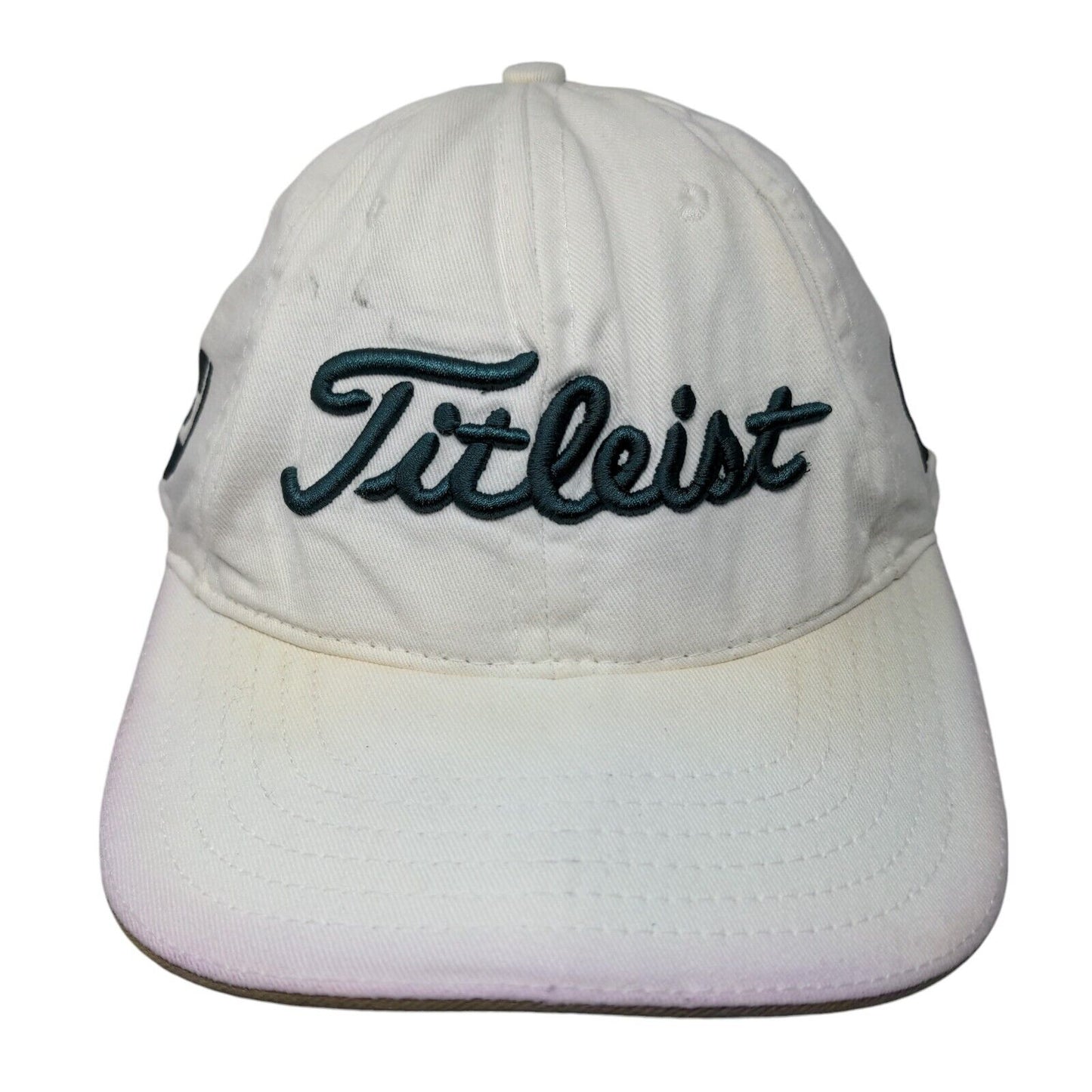Titleist #1 FJ Slideback Hat White One Size Embroidered Adjustable