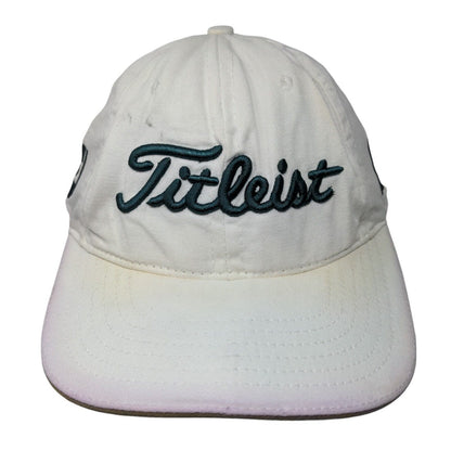 Titleist #1 FJ Slideback Hat White One Size Embroidered Adjustable