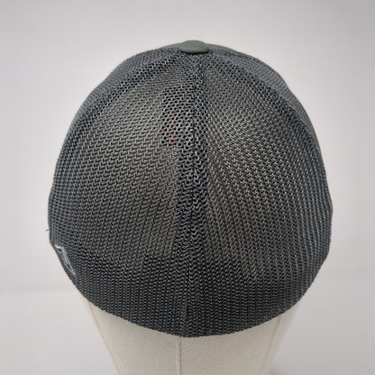 Boise Youth Fitted Trucker Hat Gray 6 3/8-6 7/8 Mesh Back Pacific Headwear