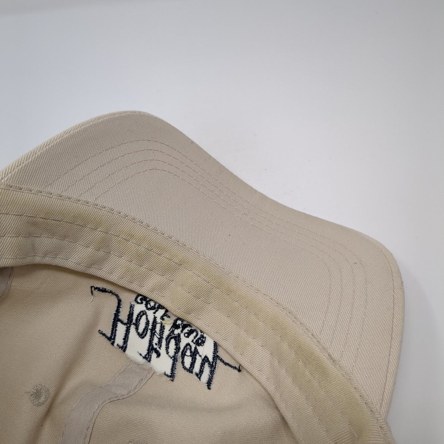 Holiday Golf Club Strapback Hat Tan OSFA Embroidered Logo Autographed John Daly