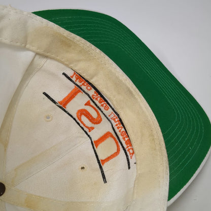Idaho State Bengals NCAA The Game Snapback Hat White One Size Green Underbill
