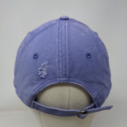 Unbranded Slideback Hat Blue One Size Adjustable Distressed Blank Cotton