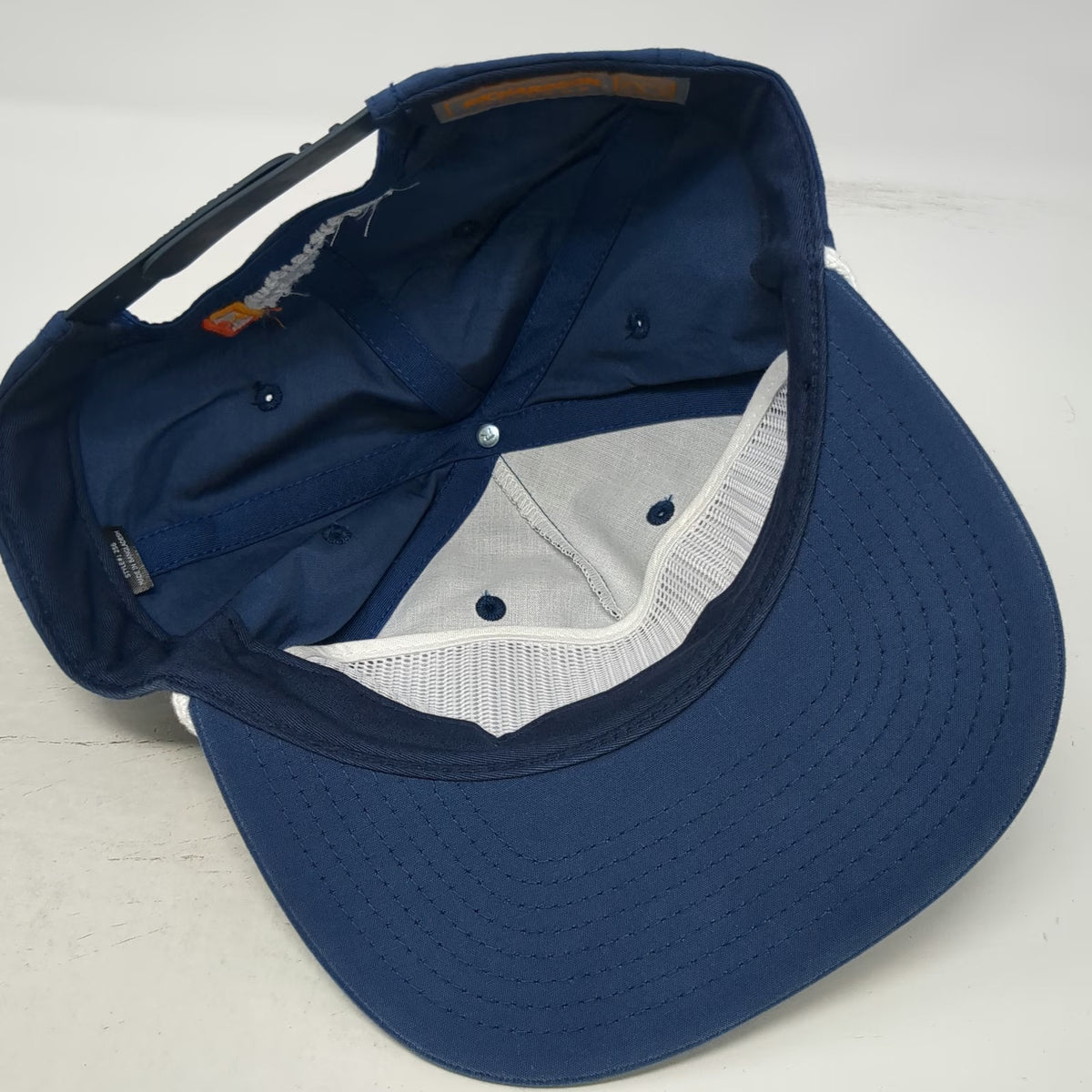 Richardson 5 Panel Blue One Size Rope First Interstate Bank Snapback Golf Hat