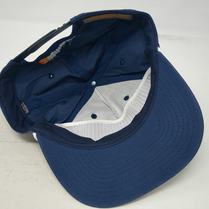 Richardson 5 Panel Blue One Size Rope First Interstate Bank Snapback Golf Hat