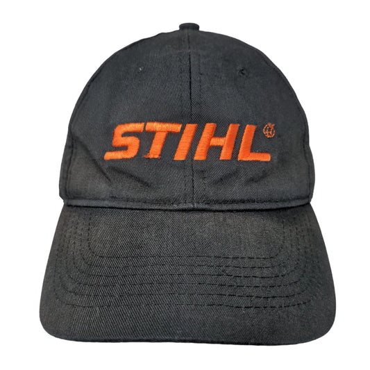 STIHL Outfitters Snapback Hat Black One Size Embroidered 6 Panel