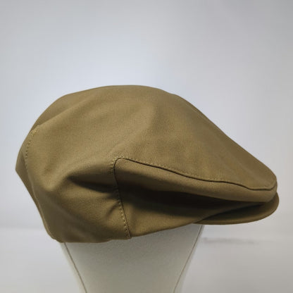 Duluth Trading Co Newsboy Cap Brown XL Fitted Fleece Lined Cotton Spandex Hat