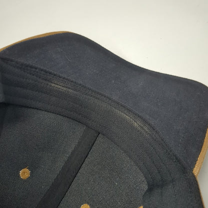Dickies Snapback Hat Brown One Size Structured Canvas Work Logo Patch Adjustable