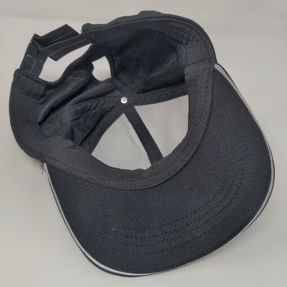 Unbranded Slideback Hat Black OSFA Adjustable Lightweight 6 Panel Blank