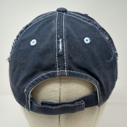 District Baseball Cap Blue One Size Mom's Day Off Heart Contrast Stitching hat