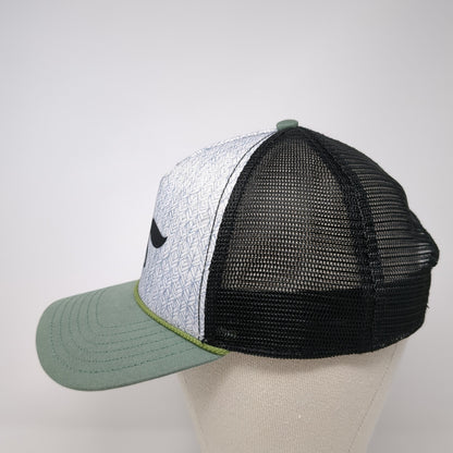 Sly Fox Snapback Mesh Back Rope Trucker Hat Multi One Size Colorblock