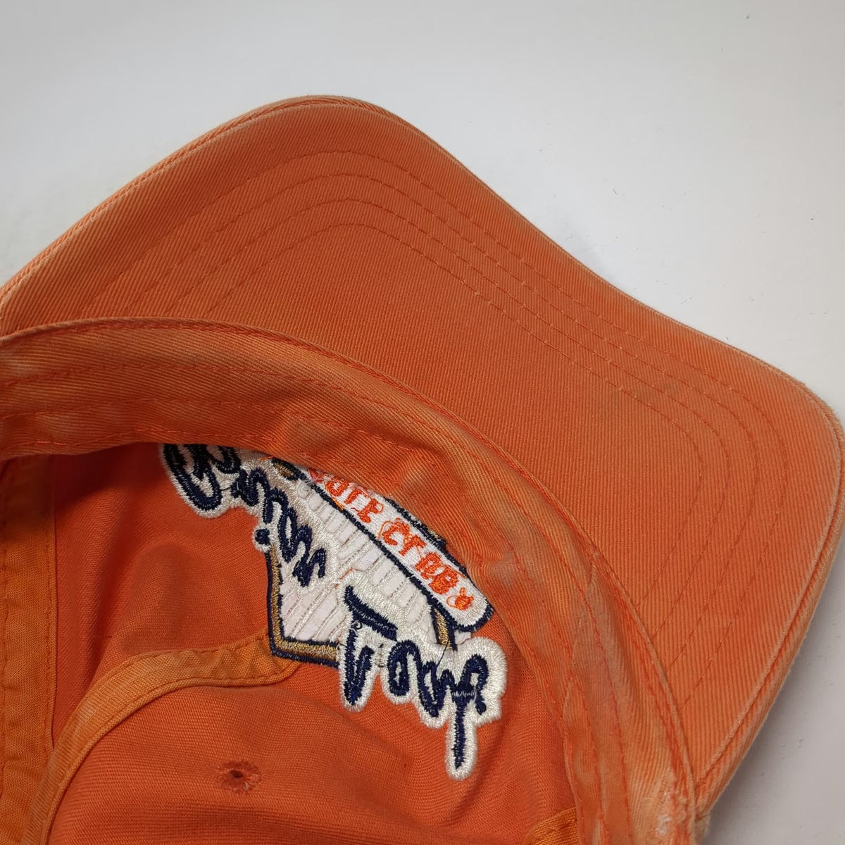 American Dry Goods Baseball Cap Orange OSFM Briar Leaf Golf Club La Porte Hat