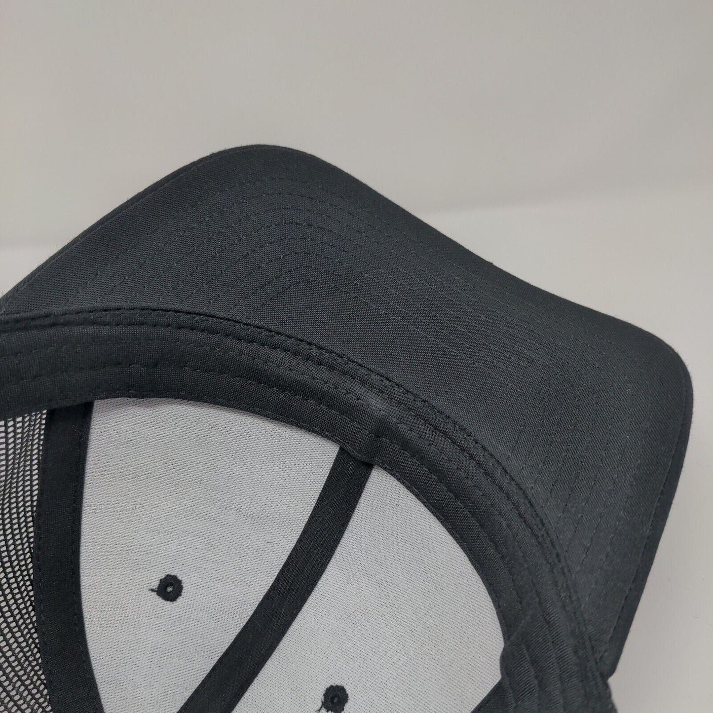 The Classics Yupoong Snapback Trucker Hat Black OSFA Mesh Back Blank
