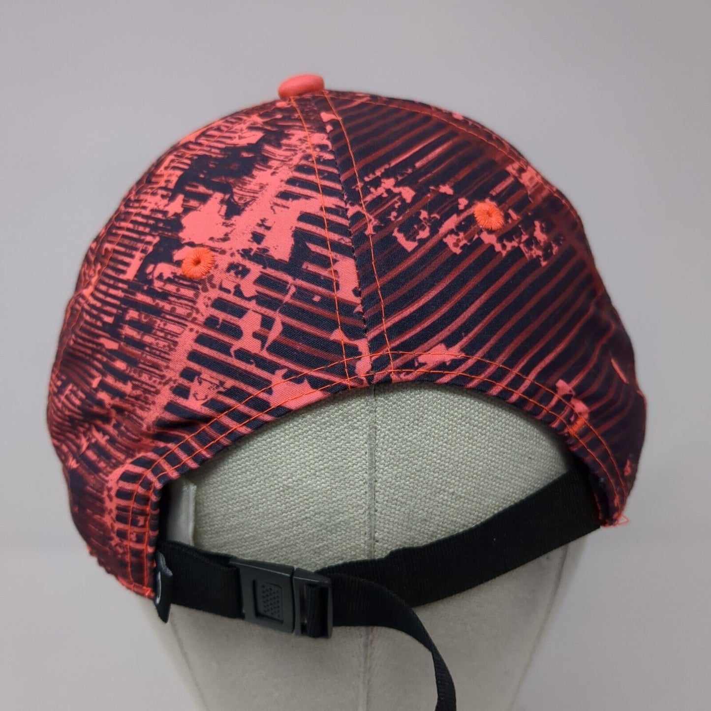 Oakley Slideback Hat Pink One Size Adjustable Vented Holes 6 Panel Polyester