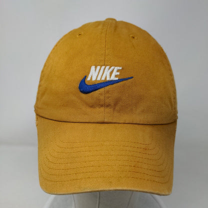 Nike Slideback Hat Tan OSFM Adjustable Embroidered Swoosh Logo Heritage 86