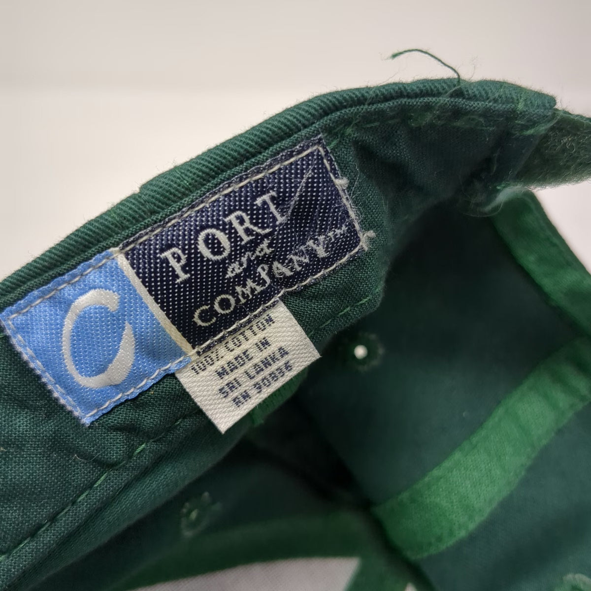 Port and Company Baseball Cap Green One Size Monolithic Hat Adjustable Strapback