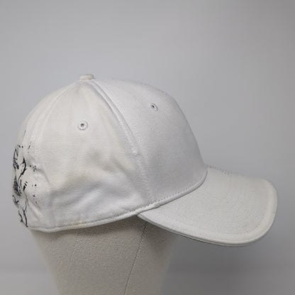 Adidas Fitted Baseball Cap White XL A-Flex Lightweight Embroidered 6 Panel