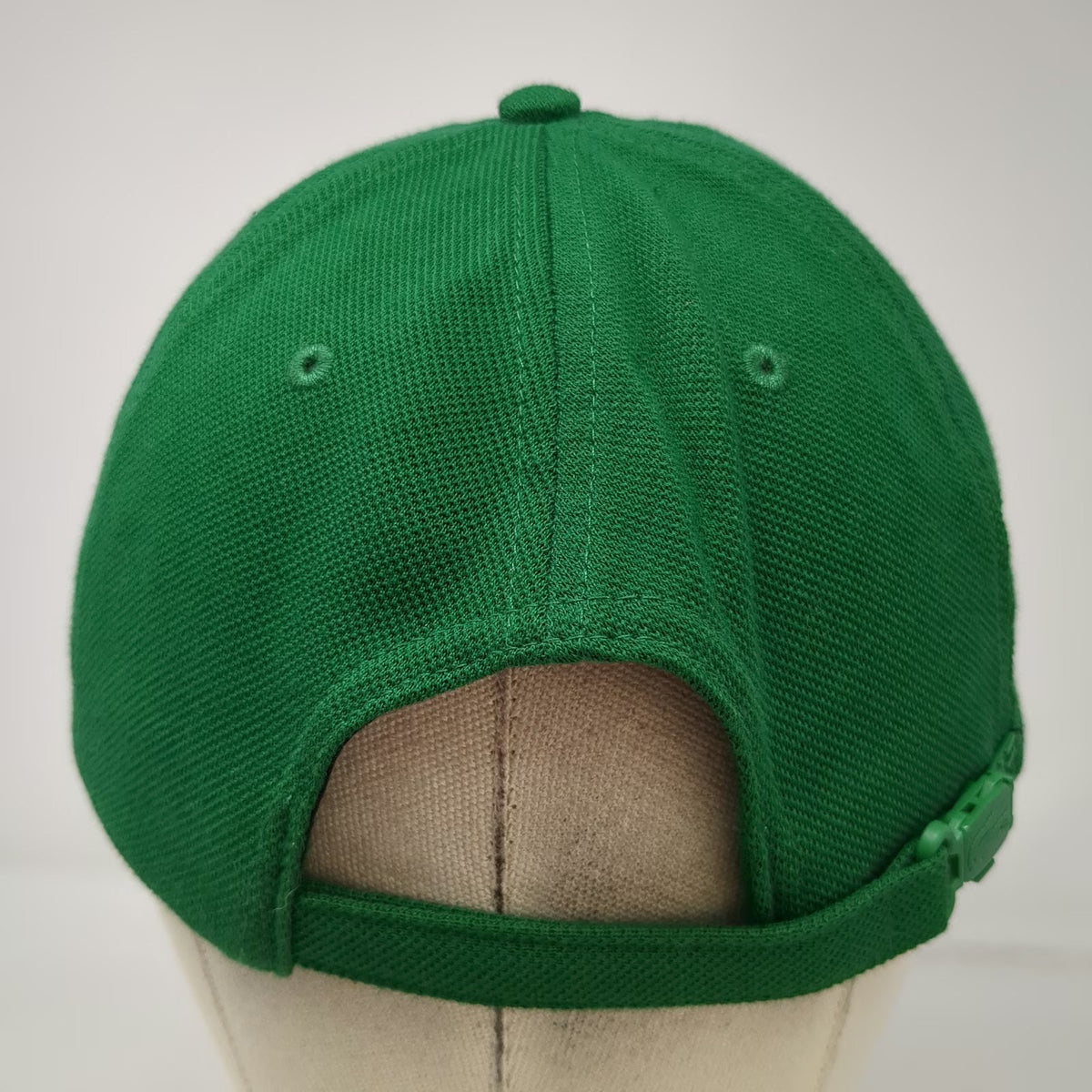 Supreme Lacoste L!ve Green Baseball Cap Hat Zipper Pocket Strapback Cotton