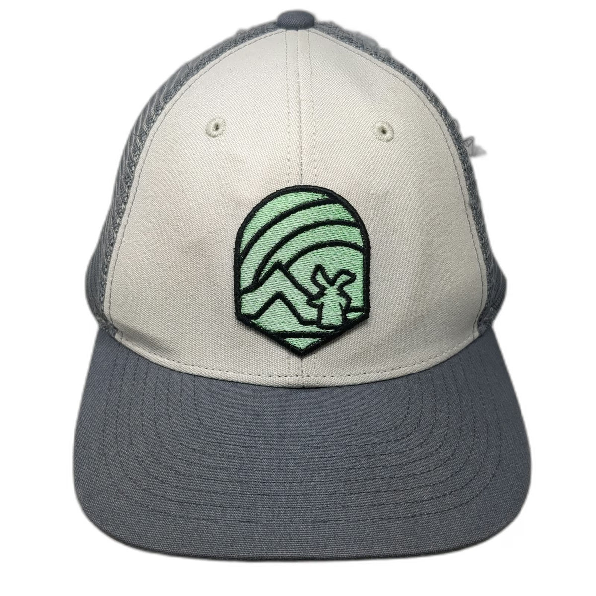 Dutch Bros Trucker Hat Gray One Size Mesh Snapback Windmill Mountain Logo