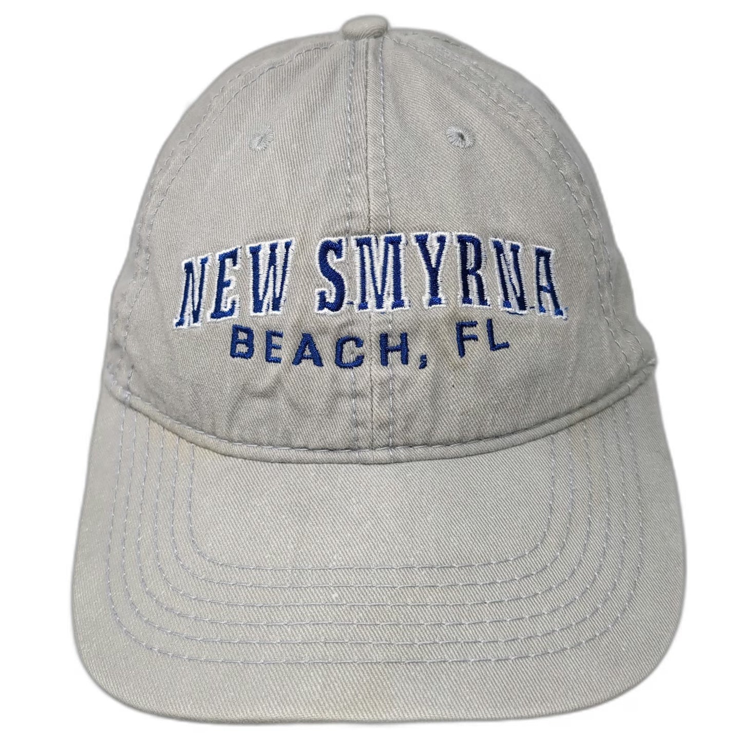ESY Baseball Cap Gray One Size New Smyrna Beach FL Florida Cotton Slideback Hat