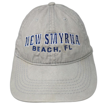 ESY Baseball Cap Gray One Size New Smyrna Beach FL Florida Cotton Slideback Hat