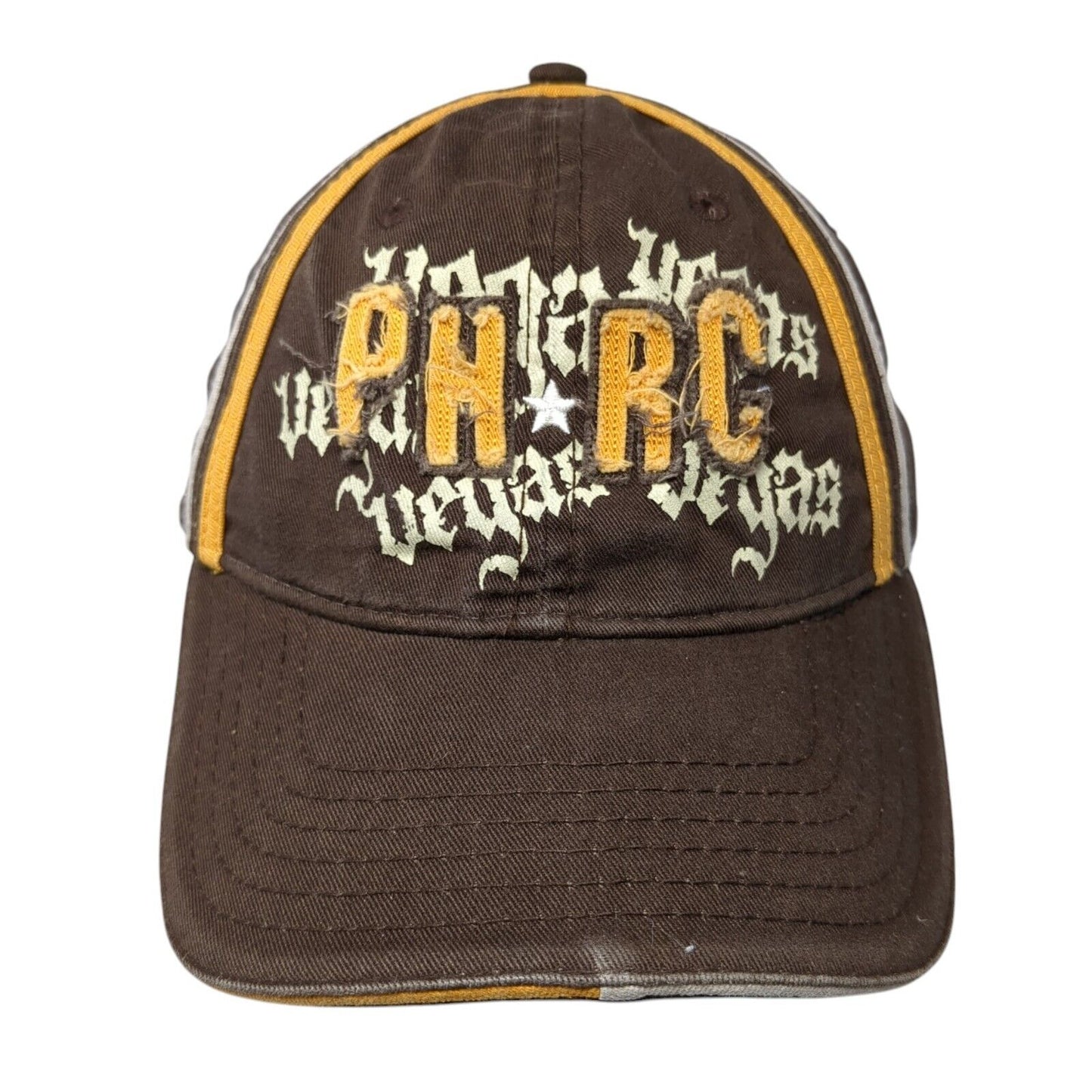 PHRC Planet Hollywood Strapback Hat Brown One Size Adjustable 6 Panel