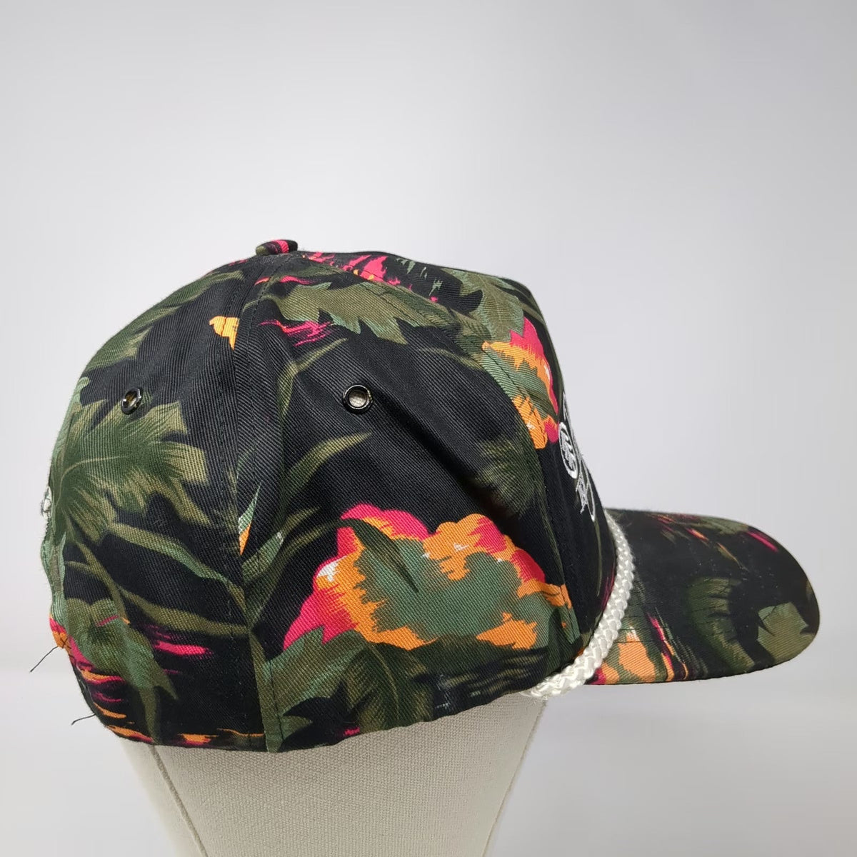 San Sun 5 Panel Black One Size Boise Cascade Joist Rope Floral Snapback Hat Logo
