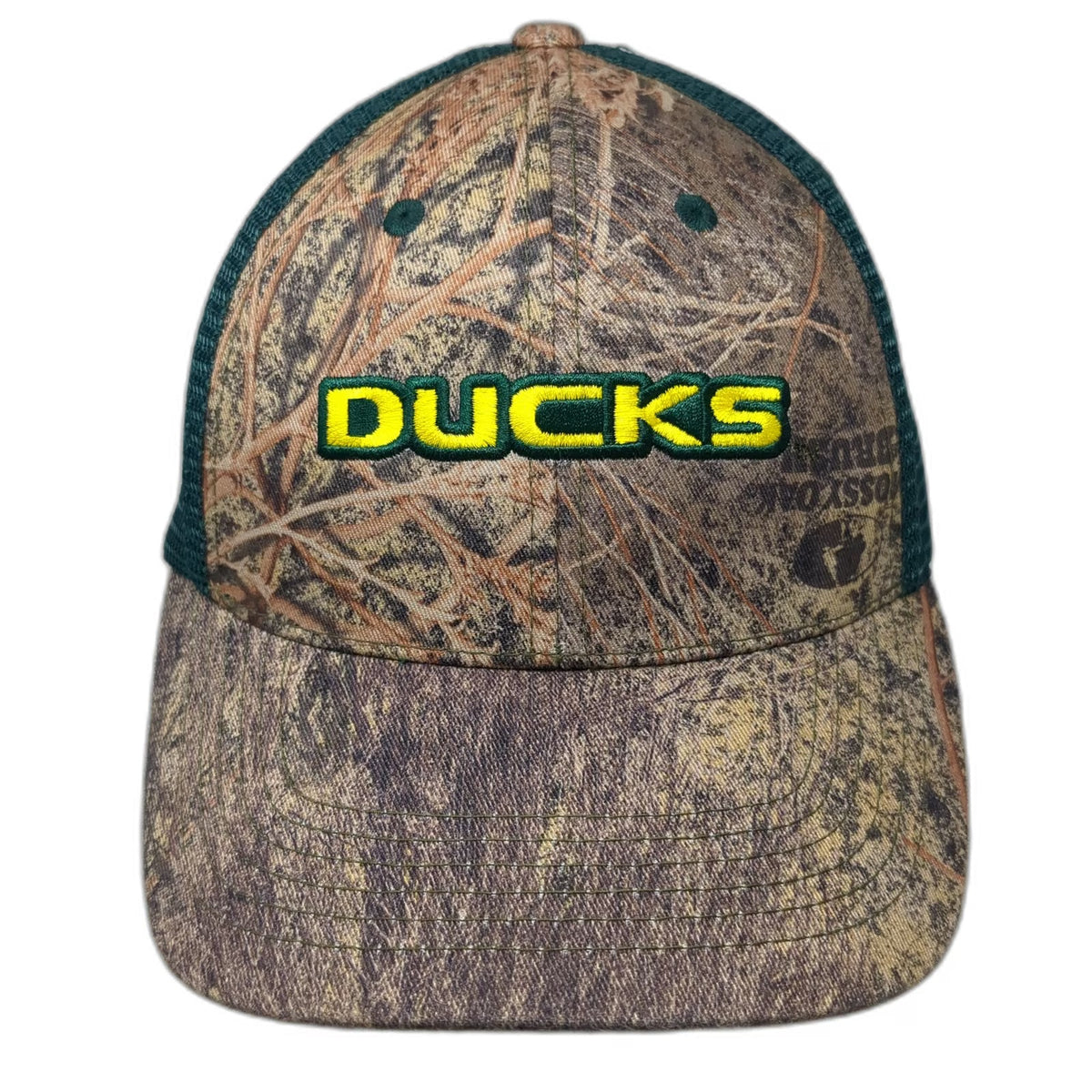 Oregon Ducks NCAA Captivating Headwear Trucker Hat Green Brown One Size Snapback