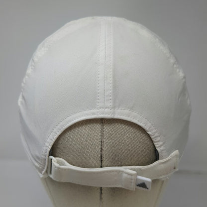Adidas White OSFM Baseball Cap Aeroready Mesh Performance Strapback Sport Hat