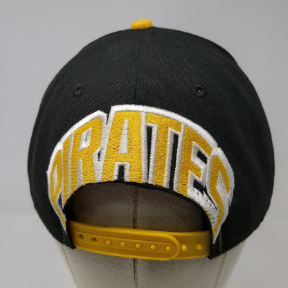 New Era MLB Pittsburgh Pirates Snapback Hat Black Yellow One Size 9FIFTY Brim