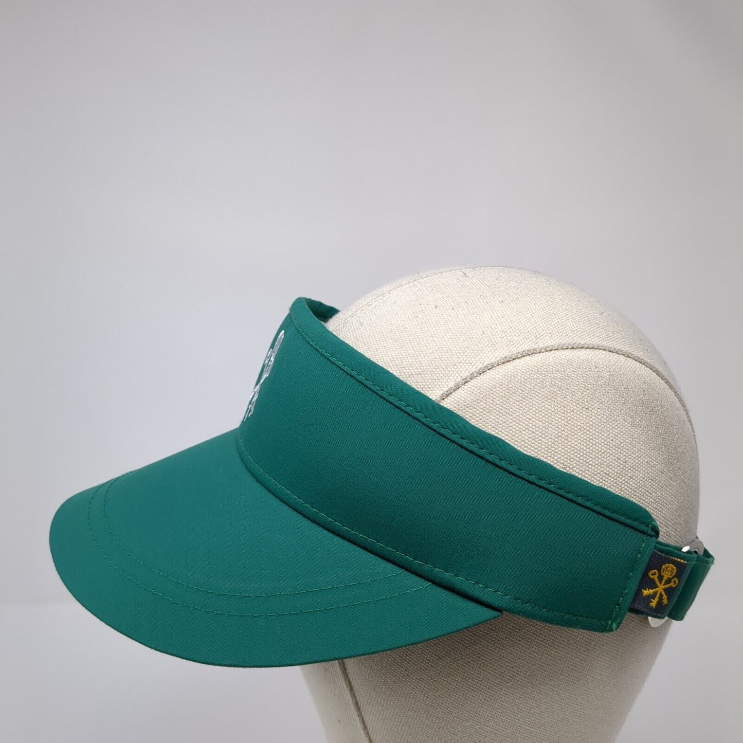 Pappy & Company Slideback Sun Visor Green OS Adjustable Lightweight Embroidered