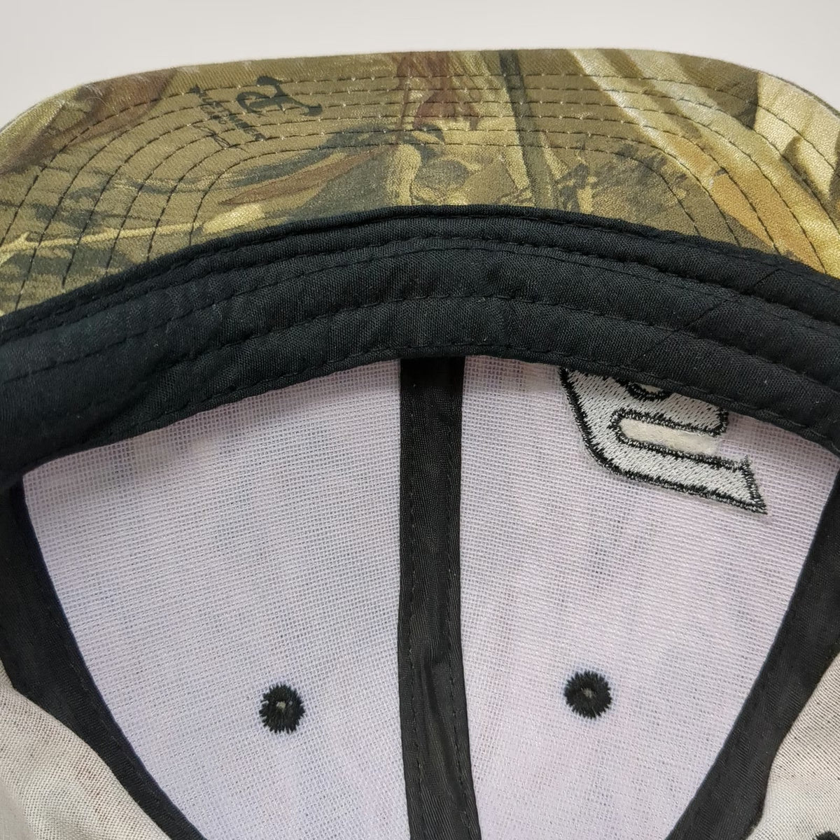 Snap-on Baseball Cap Green Brown One Size Camo True Timber Snapback Tools Hat